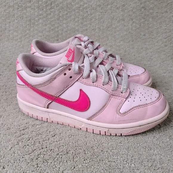 Nike Dunk Triple Pink GS Size 3.5Y Womens 5 Barbie Shoes Sneakers DH9765-600
