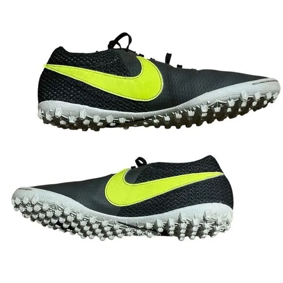 Nike Elastico Pro Turf Soccer Shoes Gray Sz 7 Preowned