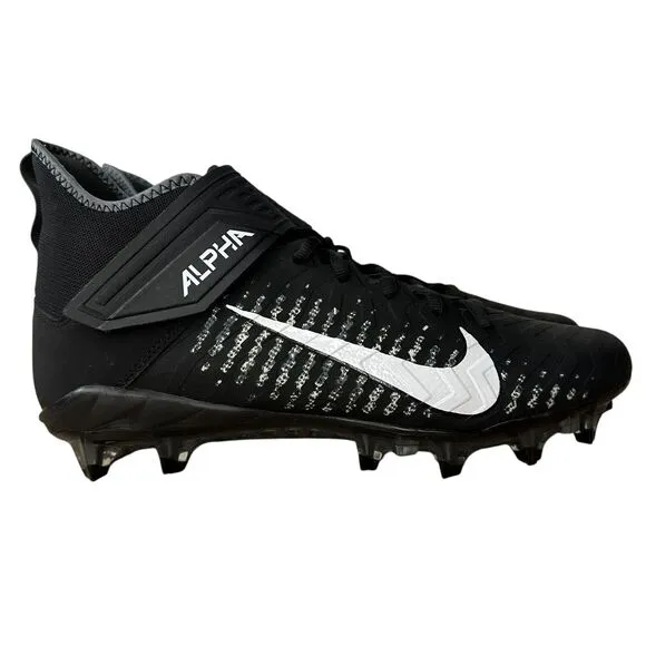 Nike‎ Football Cleats Mens 13 Black Alpha Menace Pro 2 Mid AQ3209-002