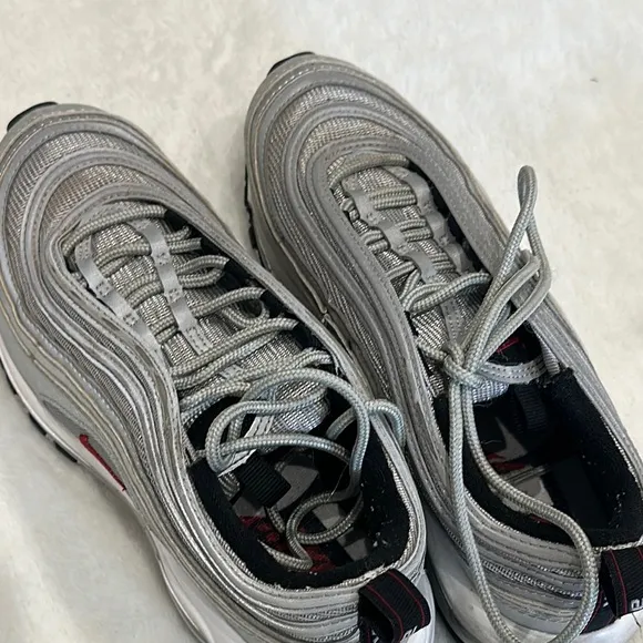 NIKE Gray and Silver Athletic Shoes