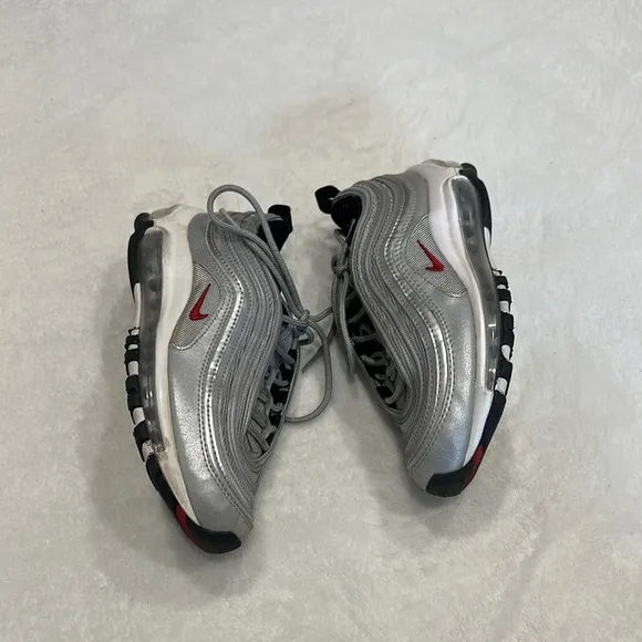 NIKE Gray and Silver Athletic Shoes