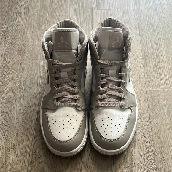 Nike Gray and White Sneakers Classic Style