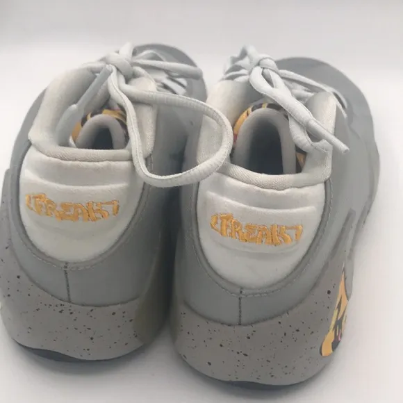 Nike Gray and Yellow High-Top Sneakers