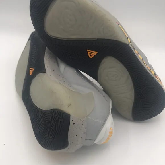 Nike Gray and Yellow High-Top Sneakers