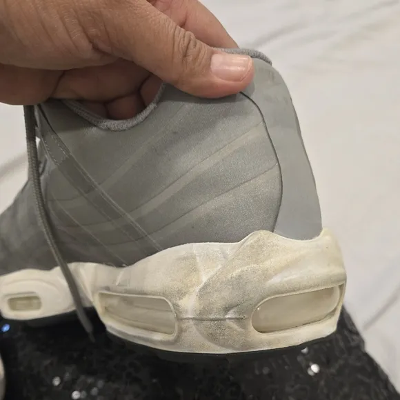 Nike Gray and Yellow Men's Shoes