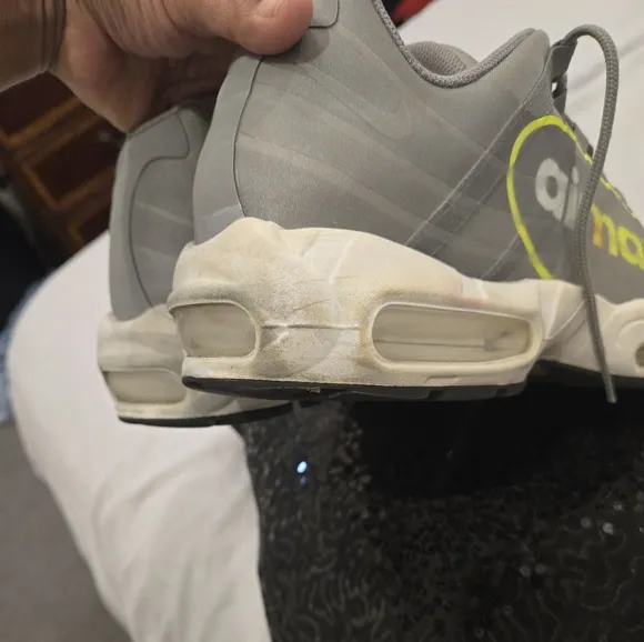 Nike Gray and Yellow Men's Shoes