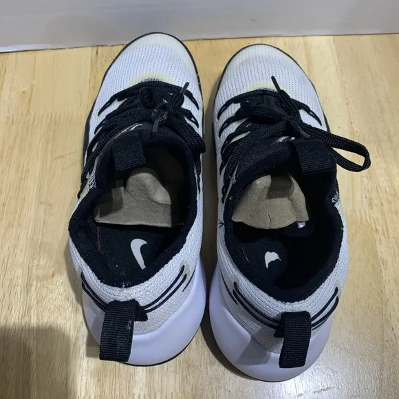Nike Hypershift Zoom Mens Size 8 Basketball Shoes 844387-100 Black White