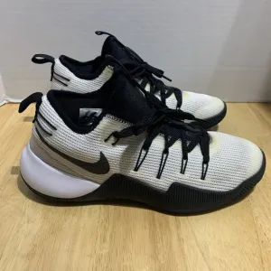 Nike Hypershift Zoom Mens Size 8 Basketball Shoes 844387-100 Black White