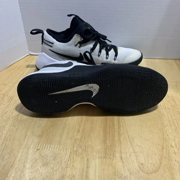 Nike Hypershift Zoom Mens Size 8 Basketball Shoes 844387-100 Black White