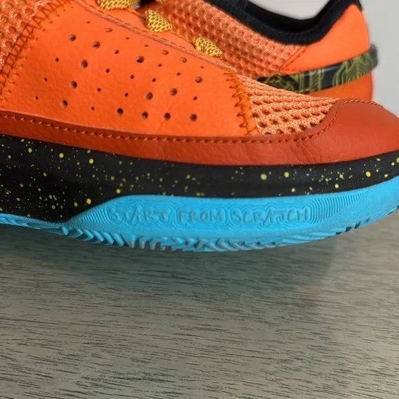 Nike JA 1 SE GS Bright Mandarin Sneakers Size 5 Youth