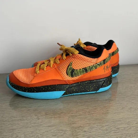 Nike JA 1 SE GS Bright Mandarin Sneakers Size 5 Youth