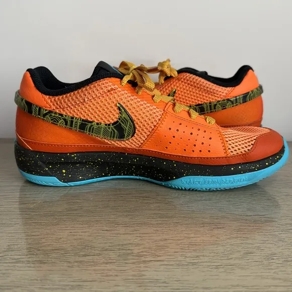 Nike JA 1 SE GS Bright Mandarin Sneakers Size 5 Youth
