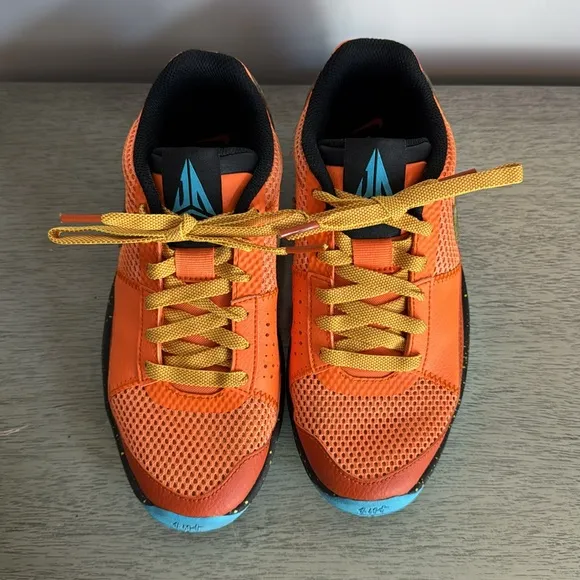 Nike JA 1 SE GS Bright Mandarin Sneakers Size 5 Youth