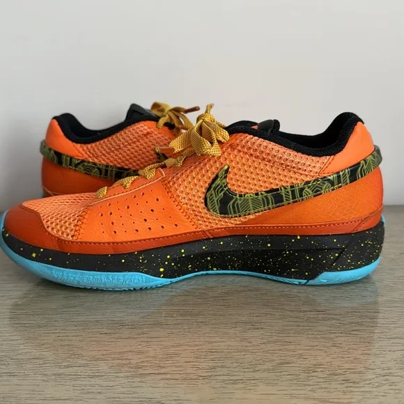 Nike JA 1 SE GS Bright Mandarin Sneakers Size 5 Youth
