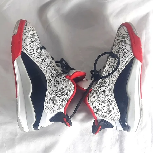 Nike Jordans Dub Zero Kids Toddler Shoes Size 11C Varsity Red White DV1359-160