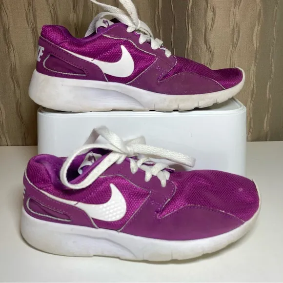Nike Kaishi Low GS Youth 1.5Y Purple Bold Berry White Sneakers Shoes 705493 500