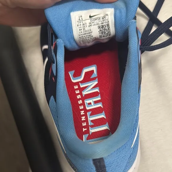 Nike Kids Blue and Red Athletic Shoes