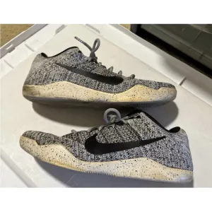 Nike Kobe 11 XI Elite Low Oreo Mens Size 10 Shoes White Black Athletic Sneakers