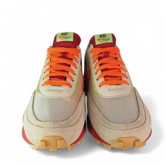 Nike LD Waffle x CLOT x Sacai Kiss of Death Net Orange Blaze DH1347-100 Men's 10
