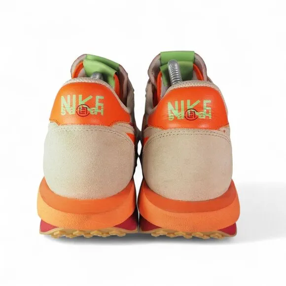 Nike LD Waffle x CLOT x Sacai Kiss of Death Net Orange Blaze DH1347-100 Men's 10