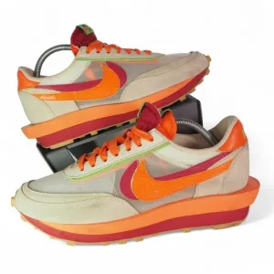 Nike LD Waffle x CLOT x Sacai Kiss of Death Net Orange Blaze DH1347-100 Men's 10
