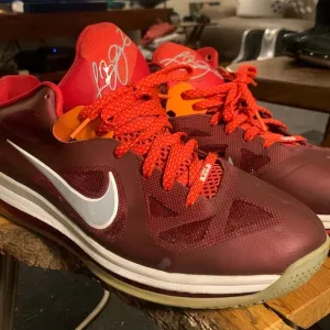 NIKE LEBRON 9 LOW SIGNATURE LEBRON JAMES BASKETBALL SHOES SNEAKERS ATHLETIC