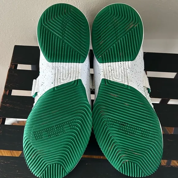 NIKE LEBRON SOLDIER 12 FIGHTING IRISH GREEN AND WHITE