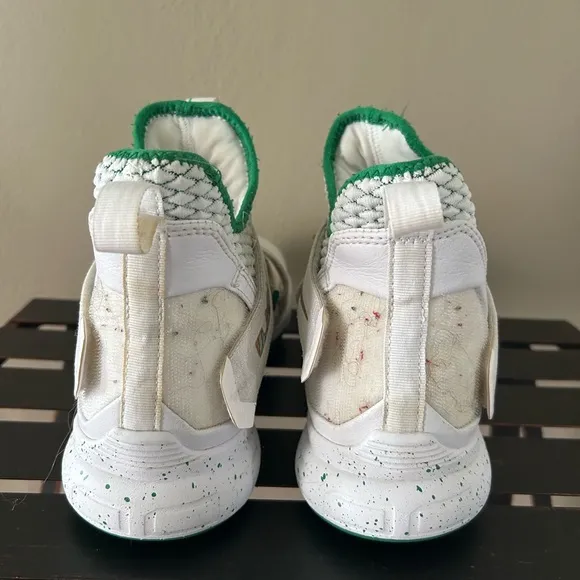 NIKE LEBRON SOLDIER 12 FIGHTING IRISH GREEN AND WHITE