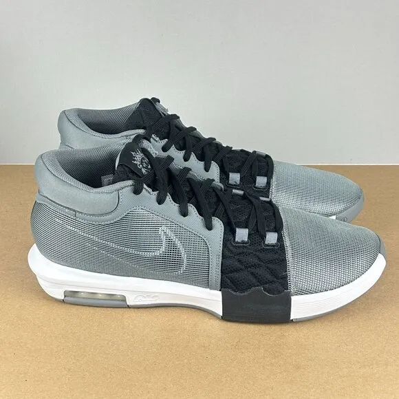 Nike Lebron Witness 8 Basketball Shoes Mens 18 Gray Black Low Top Lace Up