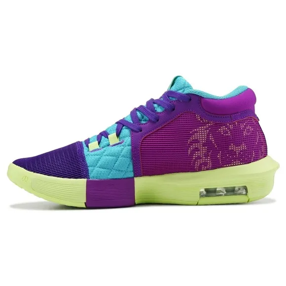 Nike Lebron Witness VIII Basketball Shoes Sneakers purple teal 9.5 US 43 EUR