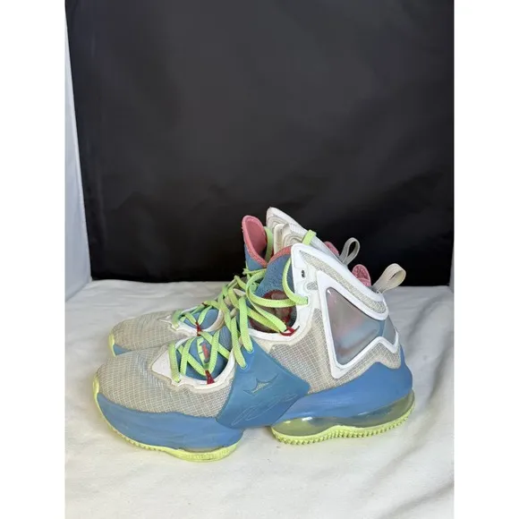 Nike Lebron XIX 19 Dutch Blue White DC9339-400 Shoes Sneakers Kids 6.5