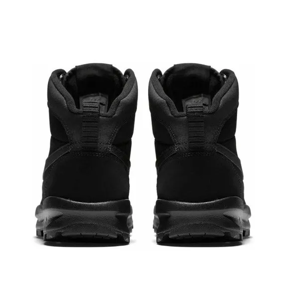 Nike Manoadome Mid Mens Hiking Trail Boots Triple Black 844358-003 NEW Multi Sz
