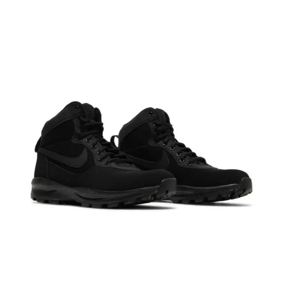 Nike Manoadome Mid Mens Hiking Trail Boots Triple Black 844358-003 NEW Multi Sz