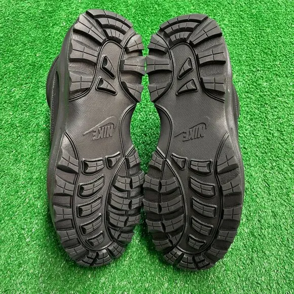 Nike Manoadome Mid Mens Hiking Trail Boots Triple Black 844358-003 NEW* Size 7.5