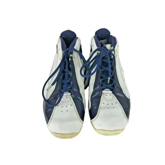 Nike Mens Air Zoom Adrenaline 307511 Navy Blue White Basketball Shoes Sz US 10