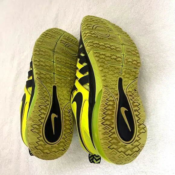 Nike Mens Free Trainer Black and Neon Running Shoes Sneakers Size 9.5