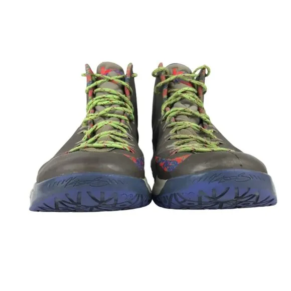Nike Mens Gray KD 5 Splatter 554988-007 Lace Up Basketball Shoes Size US 13