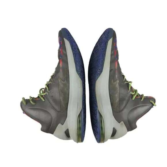 Nike Mens Gray KD 5 Splatter 554988-007 Lace Up Basketball Shoes Size US 13