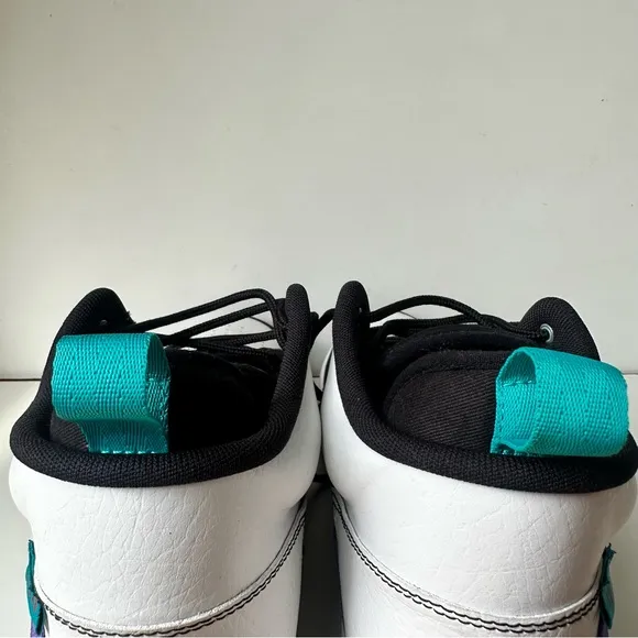 Nike Men's Jordan Fadeaway Basketball Shoes Black White Turbo Green Sz 10.5 NEW