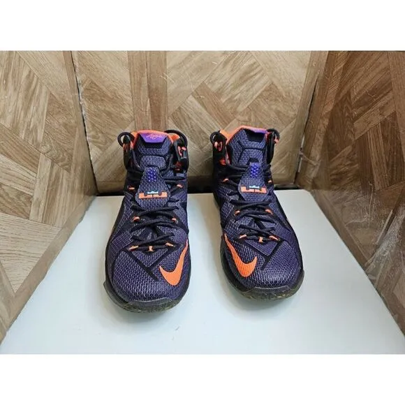Nike Men's LeBron 12 Instinct Purple Basketball Shoes Size 12.  135