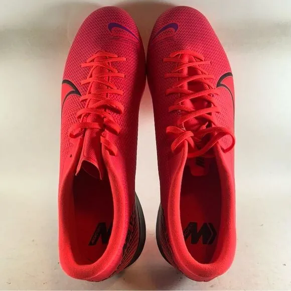 Nike Men’s Vapor 13 Academy Indoor Soccer Shoes Red Size 13 AT7993-606