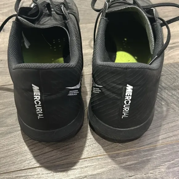 Nike mercurial indoor soccer shoes.