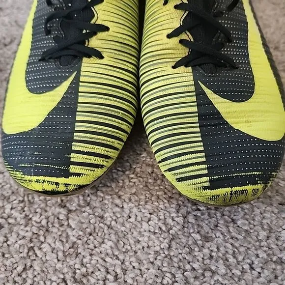 Nike Mercurial Superfly 5 CR7 Elite FG Green Football Cleats Boots US 7.5