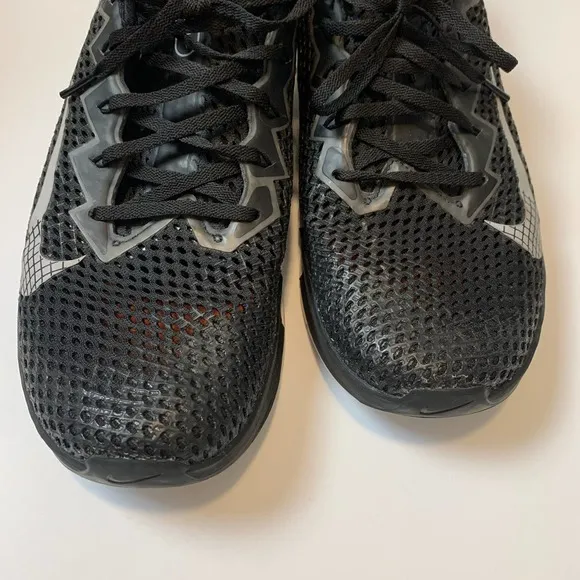 Nike Metcon 6 Mens Athletic Shoes Size 12 Black Cushioned Training Lifting
