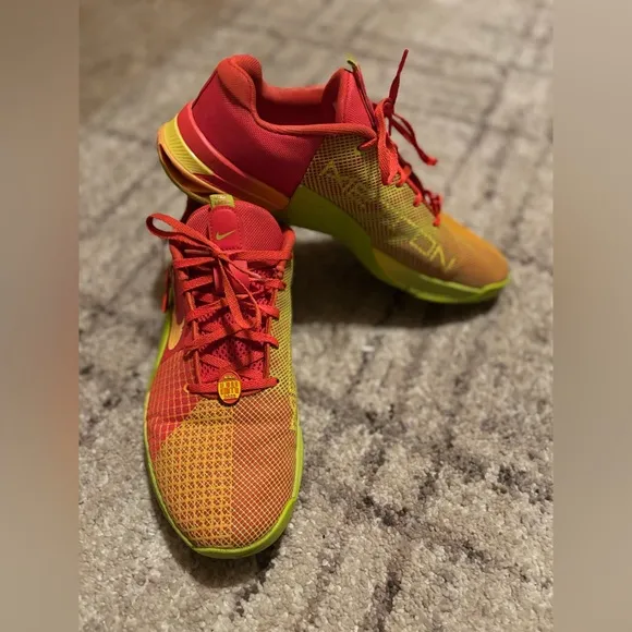 Nike Metcon Red and Yellow Athletic Shoes