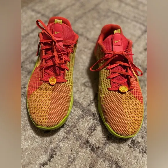 Nike Metcon Red and Yellow Athletic Shoes