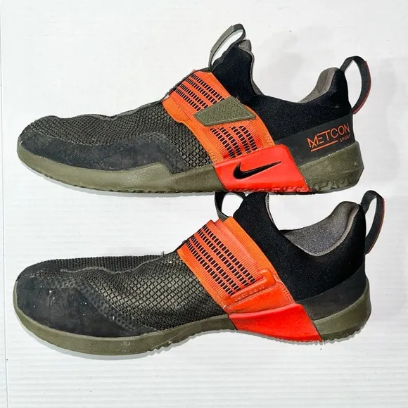 Nike Metcon Sneakers Men’s 13 Sport Black Team Orange Training Shoes Workout