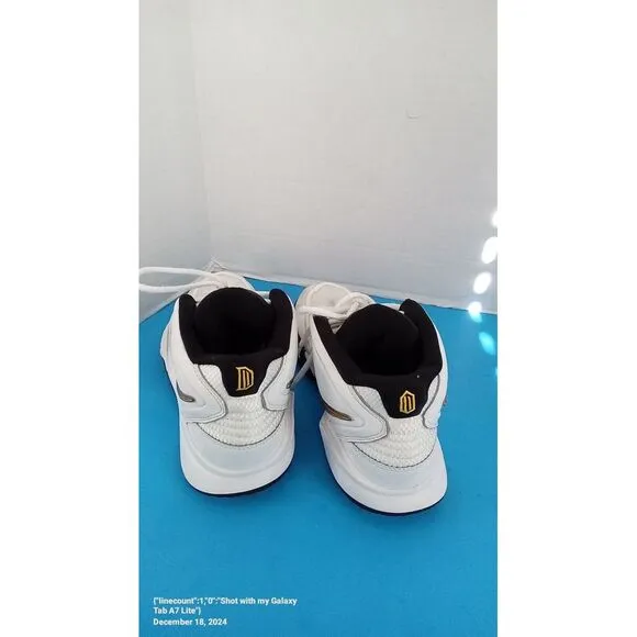 Nike‎ Mid-Top Basketball White Gold Athletic Shoes Comfortable Sports Footwear
