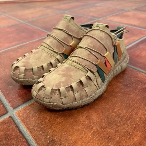 Nike N7 Free Crater Trail Moc Woven Earth Tone Casual Shoes Size 7
