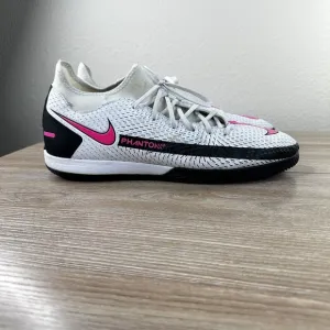 Nike Phantom GT Academy‎ Indoor Soccer Shoes Mens 13 Athletic White Pink Lace Up